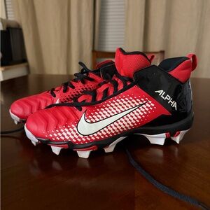 Nike Kids Alpha Red Black Sneakers